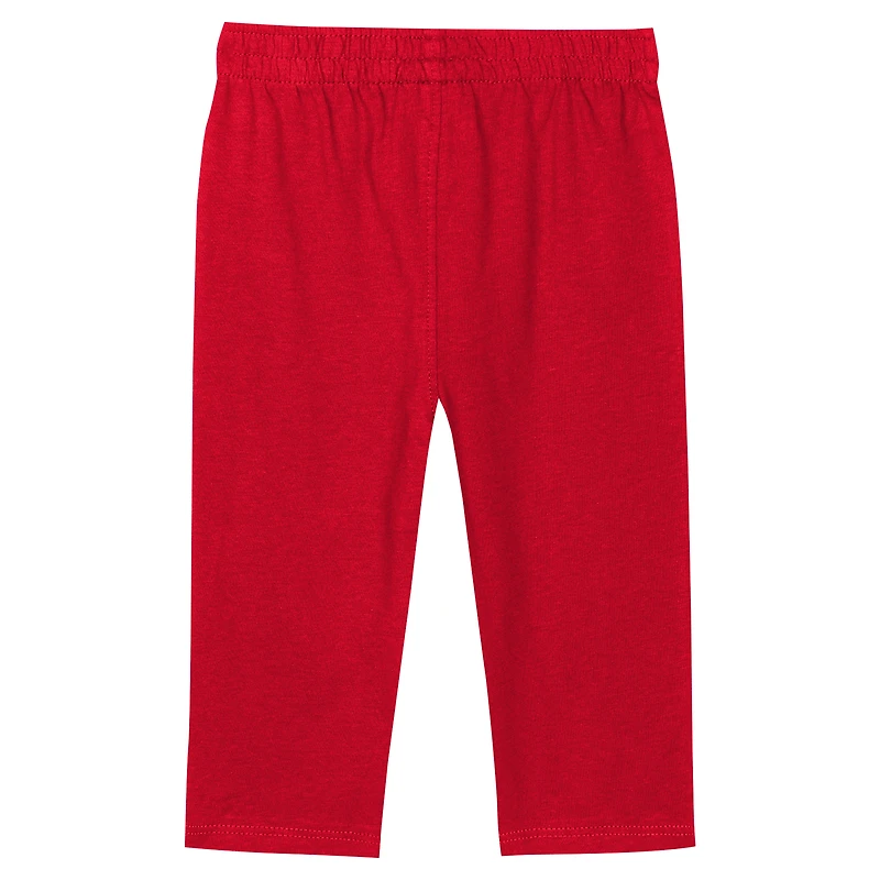 Ensemble body à manches longues et pantalon pour bébé rouge Kansas City Chiefs Double Up