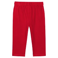 Ensemble body à manches longues et pantalon pour bébé rouge Kansas City Chiefs Double Up