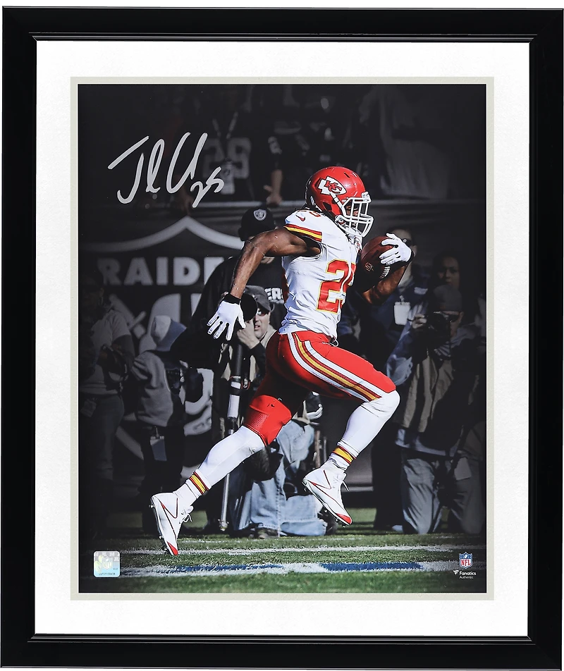 Jamaal Charles Kansas City Chiefs Autographed 16" x 20" Four Receiving Touchdown Game Spotlight Photograph