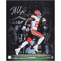 Photo dédicacée de Jamaal Charles, joueur des Kansas City Chiefs, 40 x 50 cm, lors de son match où il a marqué quatre touchdowns à la réception.