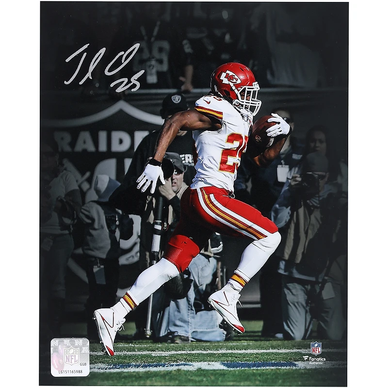 Jamaal Charles Kansas City Chiefs Autographed 8" x 10" Four Receiving Touchdown Game Spotlight Photograph