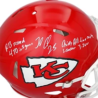 Jamaal Charles Kansas City Chiefs Autographed Riddell Speed Authentic Helmet with Multiple Inscriptions