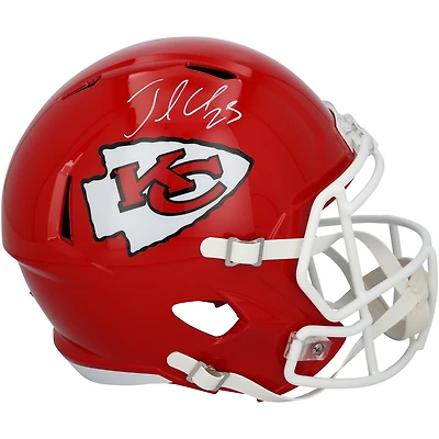 Casque réplique Riddell Speed ​​autographié par Jamaal Charles des Chiefs de Kansas City