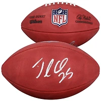 Ballon de football Wilson Duke en couleur, autographié par Jamaal Charles des Chiefs de Kansas City