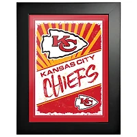 Kansas City Chiefs - Art encadré classique 12'' x 16''