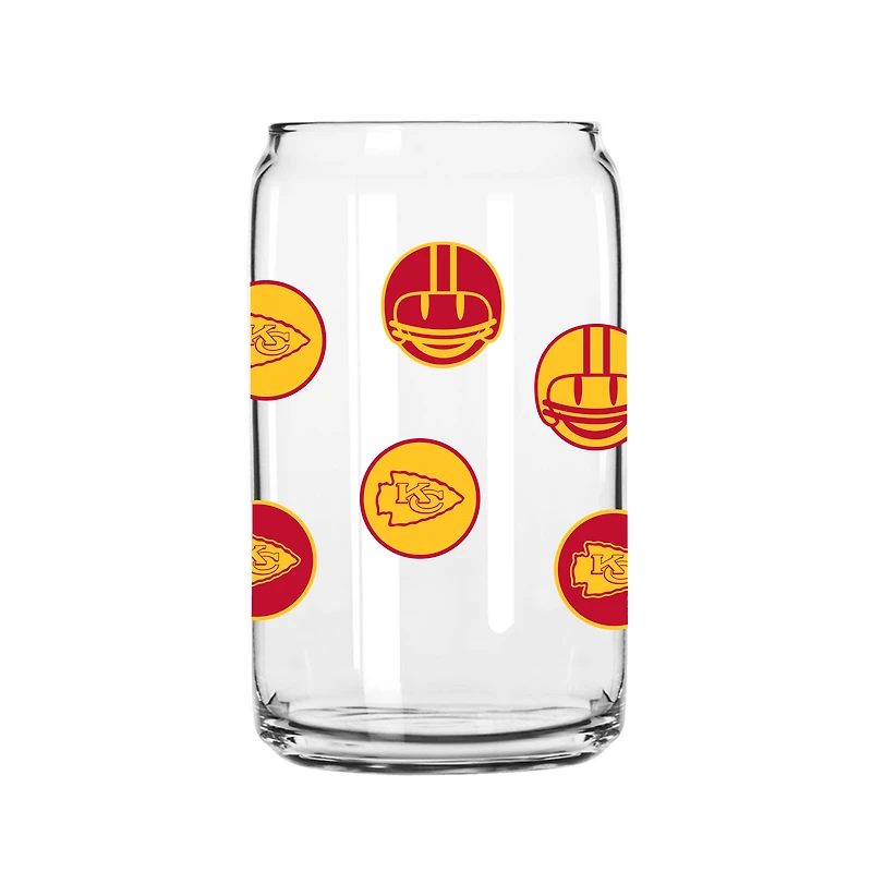 Chefs de Kansas City 16 oz. Smiley peut verre