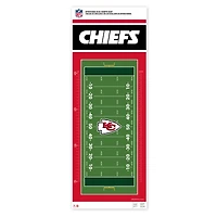 Kansas City Chiefs - 24'' x 60'' Field Repositionable Decal Growth Chart