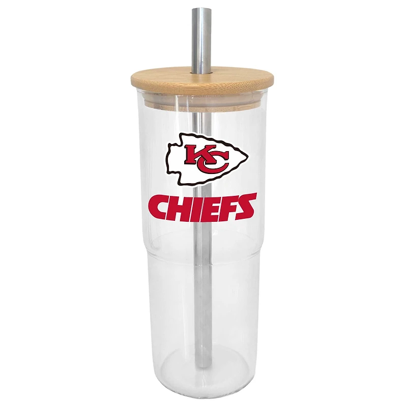 Gobelet en verre de 24 oz des Chiefs de Kansas City