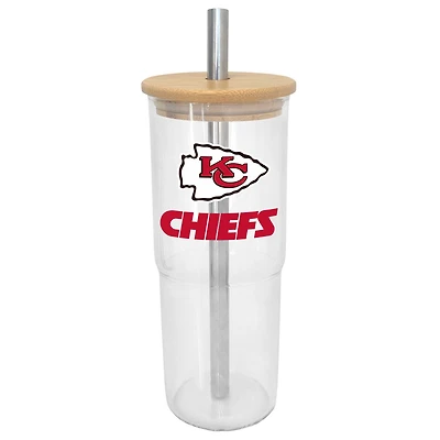 Gobelet en verre de 24 oz des Chiefs de Kansas City