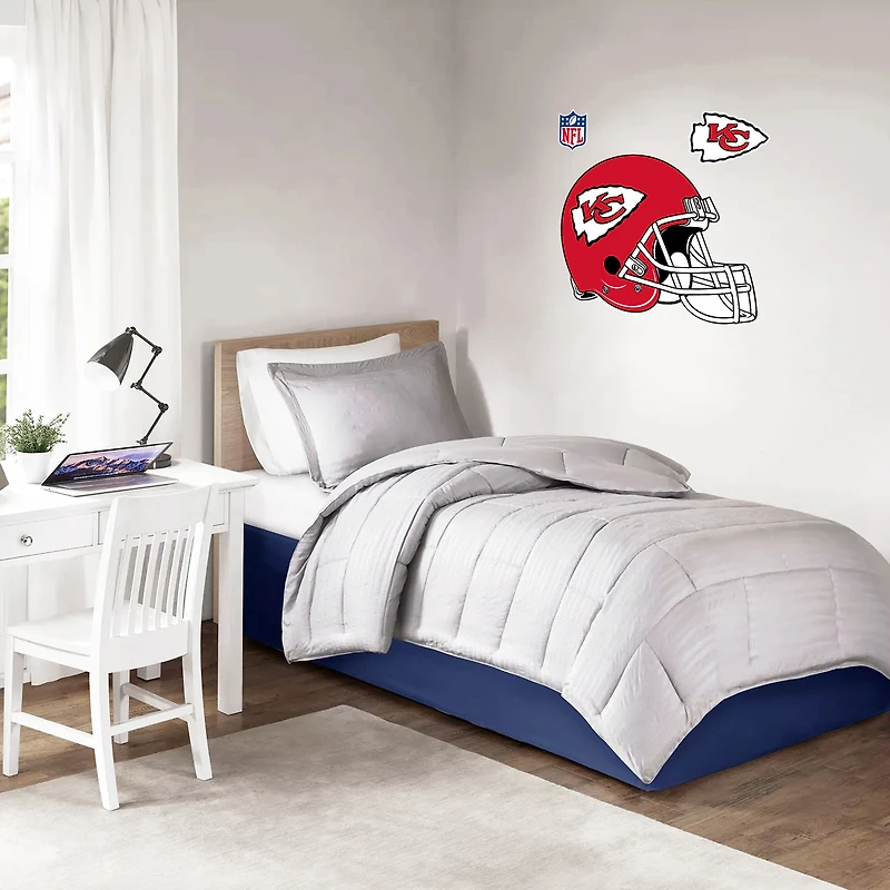 Kansas City Chiefs - Sticker mural repositionnable pour casque d'équipe 36''