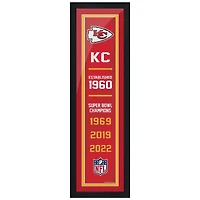 Kansas City Chiefs - 6'' x 22'' Team Empire Framed Artwork