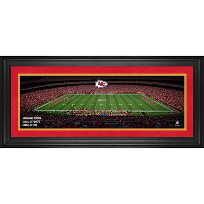 Kansas City Chiefs Framed 10" x 30" Arrowhead Stadium Panoramic Photograph