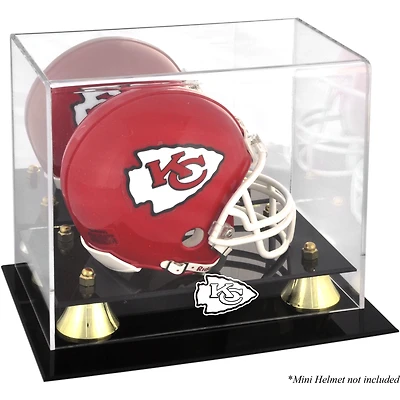 Vitrine pour mini-casque Golden Classic des Kansas City Chiefs