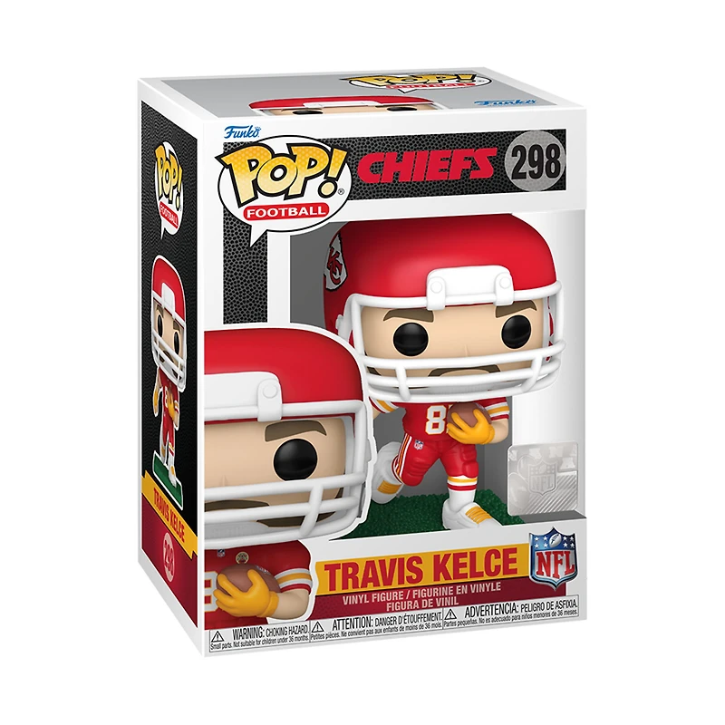 Figurine Funko Pop! en vinyle de Travis Kelce n° 87 des Kansas City Chiefs