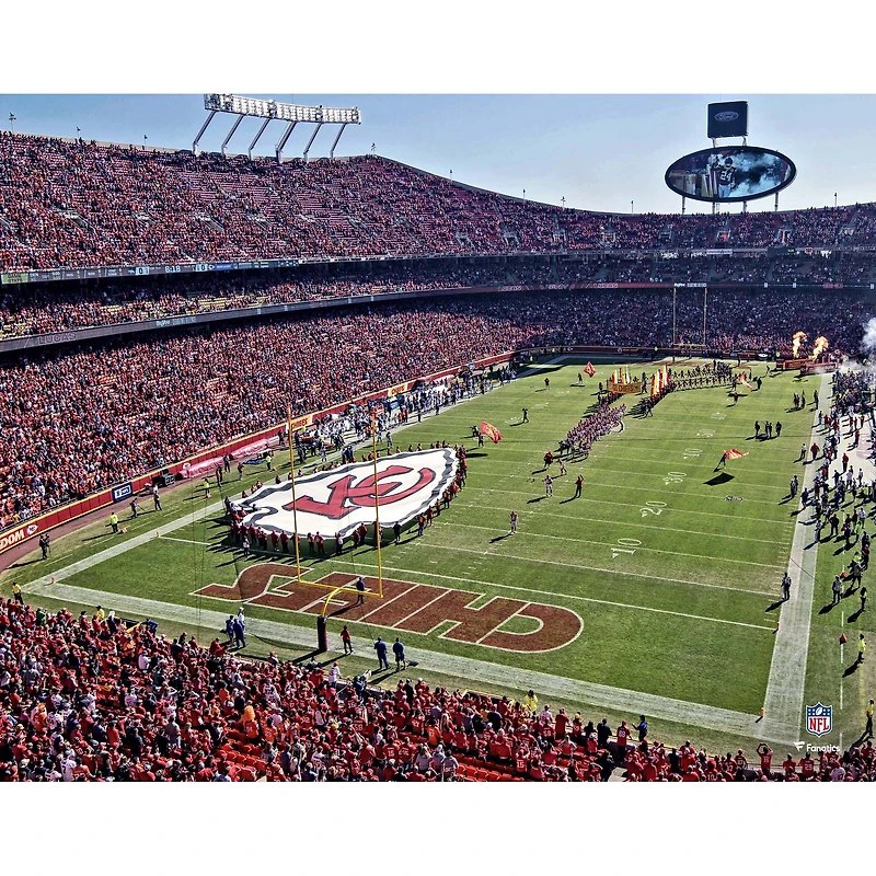 Photographie non signée du stade Arrowhead des Chiefs de Kansas City