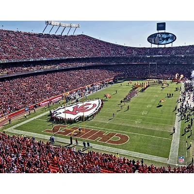 Photographie non signée du stade Arrowhead des Chiefs de Kansas City