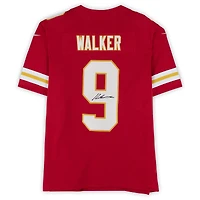 Kenneth Walker III Kansas City Chiefs Autographed Red Nike Limited Jersey