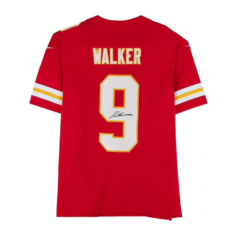 Kenneth Walker III Kansas City Chiefs Autographed Red Nike Limited Jersey