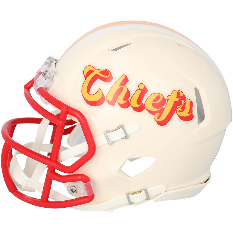 Kenneth Walker III Kansas City Chiefs Autographed Riddell Retro Speed Mini Helmet