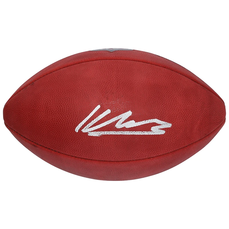Ballon de football Wilson Duke en couleur, autographié par Kenneth Walker III des Chiefs de Kansas City