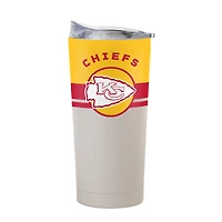 Gobelet isotherme Logo Brands Kansas City Chiefs Horizon, revêtement en poudre