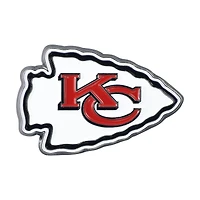 Emblème de voiture en relief couleur des Chiefs de Kansas City
