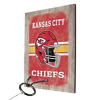 Jeu de lancer d'anneaux des Chiefs de Kansas City avec logos