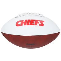 Ballon de football Franklin White Panel autographié par Marcus Allen, Kansas City Chiefs