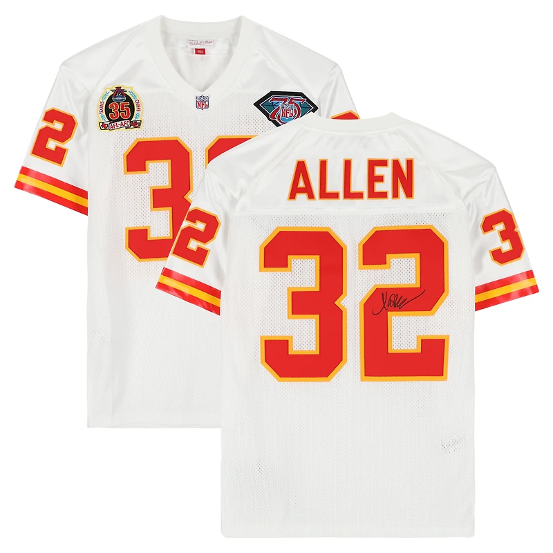 Marcus Allen Kansas City Chiefs Autographed White Mitchell & Ness 1994 Authentic Jersey