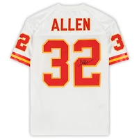 Maillot authentique Mitchell & Ness blanc autographié de Marcus Allen, Kansas City Chiefs, 1994