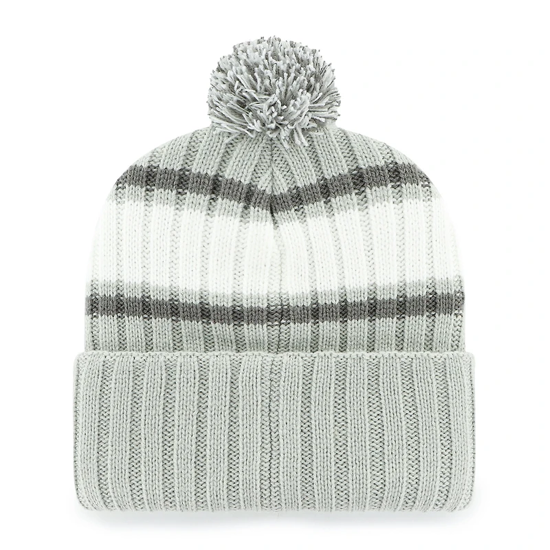 Bonnet en tricot à revers avec pompon Kansas City Chiefs '47 pour homme, gris