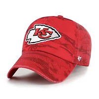 Casquette ajustable rouge « 47 » des Chiefs de Kansas City pour homme, Fiji Clean Up