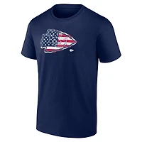 Men's Fanatics  Navy Kansas City Chiefs Big & Tall Americana T-Shirt