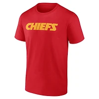 T-shirt Fanatics rouge pour homme Kansas City Chiefs Big & Tall numéro un papa