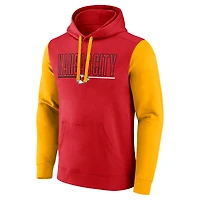 Sweat à capuche rouge Fanatics pour hommes Kansas City Chiefs Big & Tall Outline