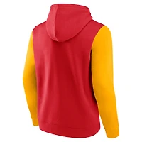 Sweat à capuche rouge Fanatics pour hommes Kansas City Chiefs Big & Tall Outline