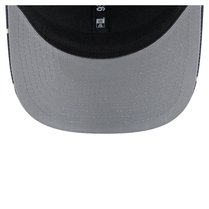 Casquette extensible à boutons-pression 9SEVENTY pour homme New Era bleu marine/noir Kansas City Chiefs Adventure Drinks Pattern