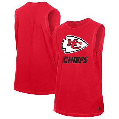 Men's New Era  Red Kansas City Chiefs Leisure Collection Tank Top
