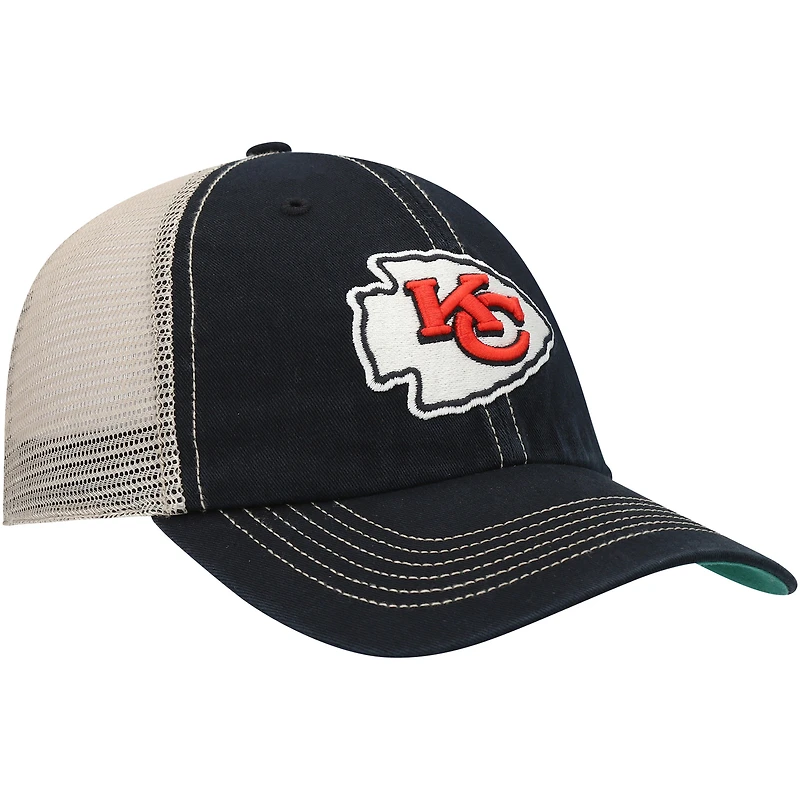 Men's '47 /Natural Kansas City Chiefs Trawler Trucker Clean Up Snapback Hat