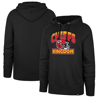 Chandail à capuchon Headline des Chiefs de Kansas City '47 noir pour homme