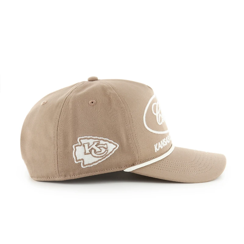Casquette ajustable Kansas City Chiefs « 47 » marron pour homme
