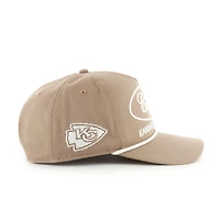 Casquette ajustable Kansas City Chiefs « 47 » marron pour homme