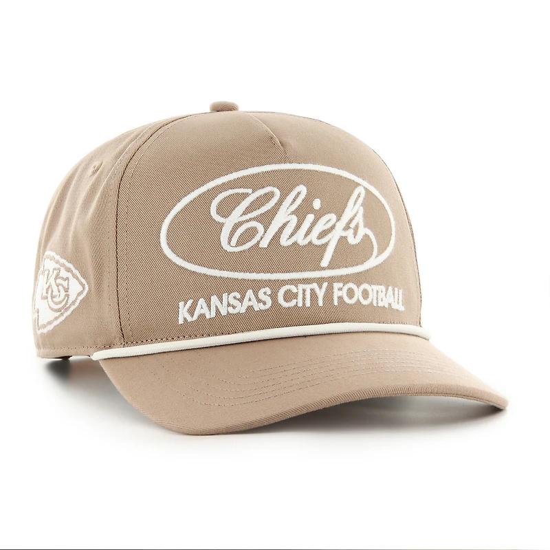 Men's '47 Brown Kansas City Chiefs Foundational Hitch Adjustable Hat