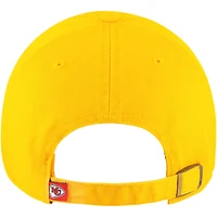 Men's '47  Gold Kansas City Chiefs Secondary Clean Up Adjustable Hat