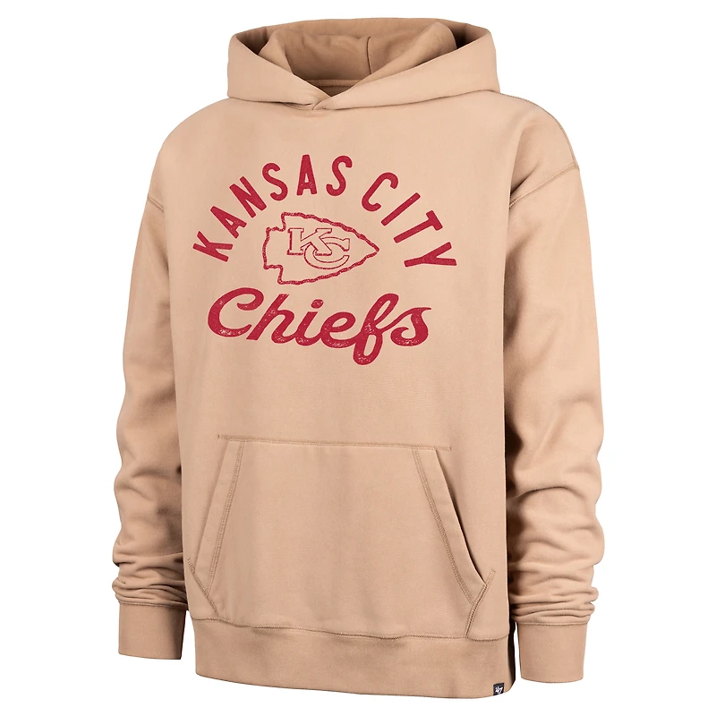 Sweat à capuche Dusted Bowline River pour homme '47 Kaki Kansas City Chiefs