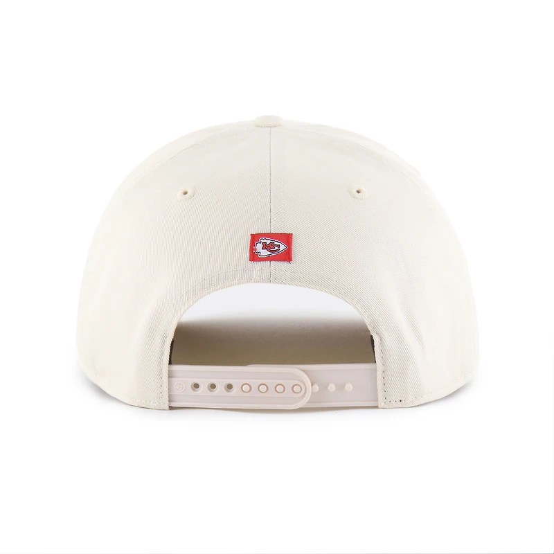 Men's '47  Natural Kansas City Chiefs Condor Two-Tone Hitch Adjustable Hat