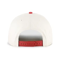 Men's '47  Natural Kansas City Chiefs Frame Out Two Tone Hitch Adjustable Hat