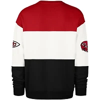 Men's '47 Red/Black Kansas City Chiefs Breeze Maximalist Sweatshirt