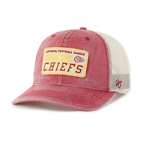 Casquette ajustable décontractée rouge « 47 » des Kansas City Chiefs pour homme