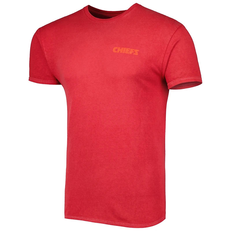 T-shirt '47 Red Kansas City Chiefs Fast Track Tonal Highlight pour homme